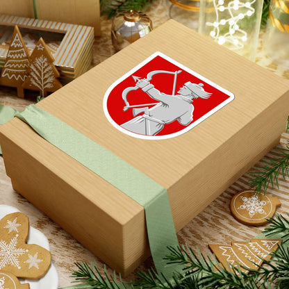 Lieksa.vaakuna (Finland) (Coat of Arms) STICKER Vinyl Kiss-Cut Decal - The Sticker Space