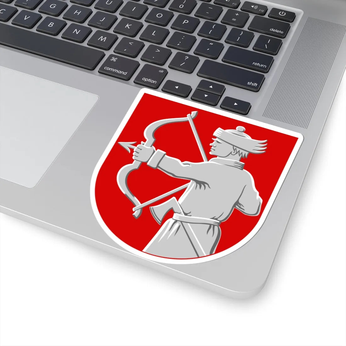 Lieksa.vaakuna (Finland) (Coat of Arms) STICKER Vinyl Kiss-Cut Decal - The Sticker Space