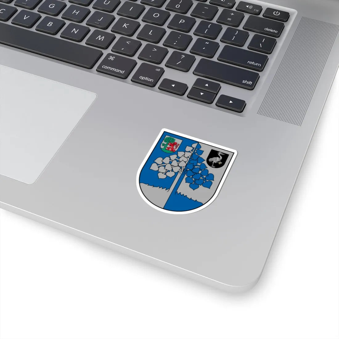 Liepājas apriņķa ģerbonis (Latvia) (Coat of Arms) STICKER Vinyl Kiss-Cut Decal - The Sticker Space
