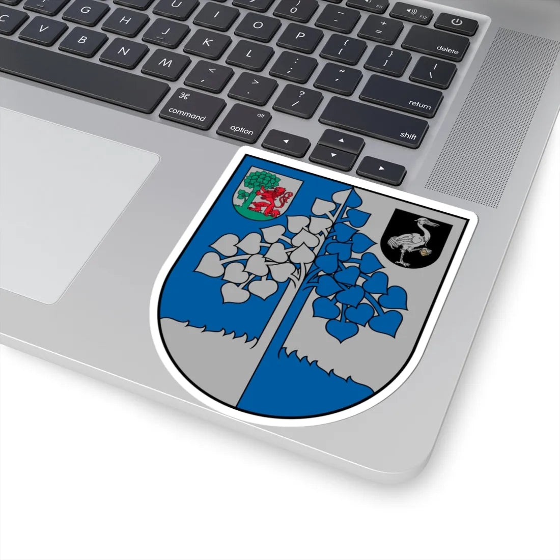 Liepājas apriņķa ģerbonis (Latvia) (Coat of Arms) STICKER Vinyl Kiss-Cut Decal - The Sticker Space