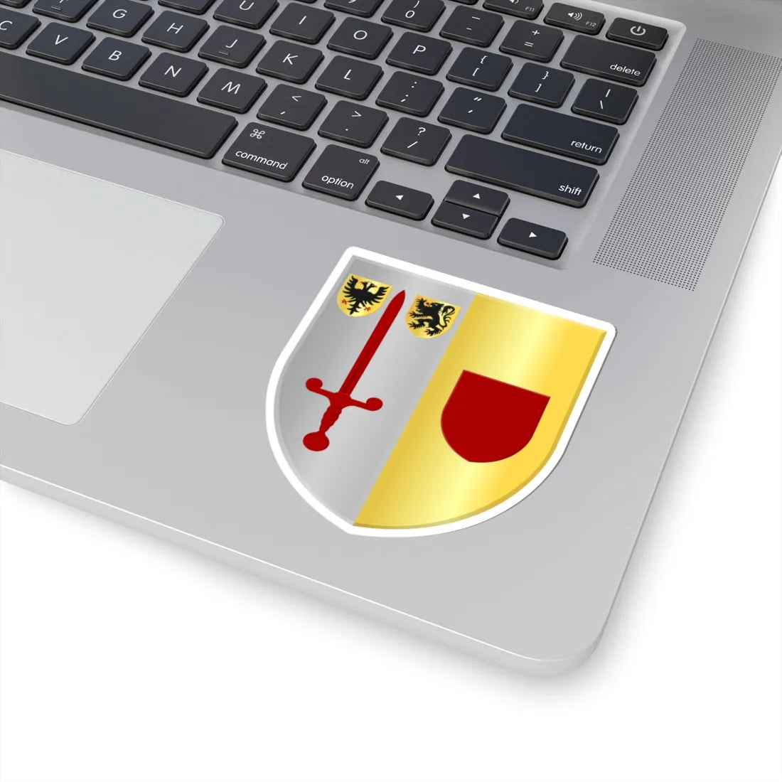 Lierde wapen (Belgium) (Coat of Arms) STICKER Vinyl Kiss-Cut Decal - The Sticker Space
