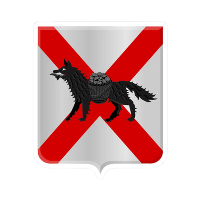 Lierneux wapen (Belgium) (Coat of Arms) STICKER Vinyl Kiss-Cut Decal 2 Inch White - The Sticker Space