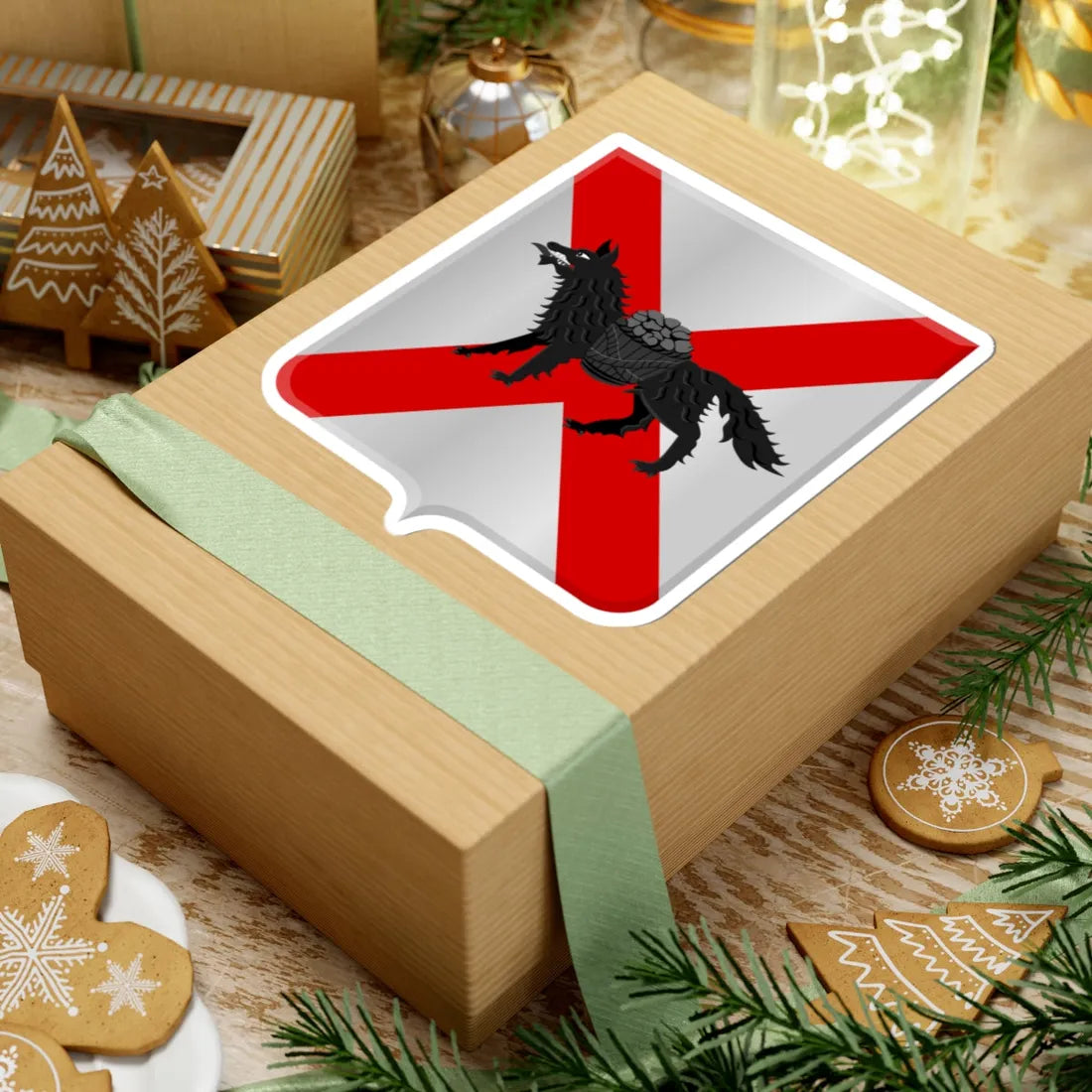 Lierneux wapen (Belgium) (Coat of Arms) STICKER Vinyl Kiss-Cut Decal - The Sticker Space