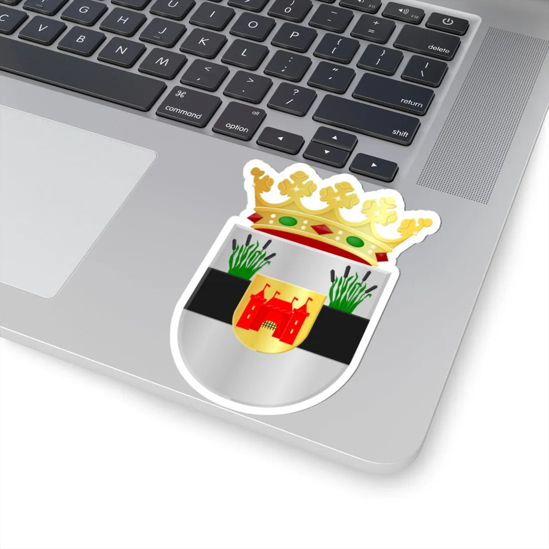 Liesveld wapen (Netherlands) (Coat of Arms) STICKER Vinyl Kiss-Cut Decal - The Sticker Space
