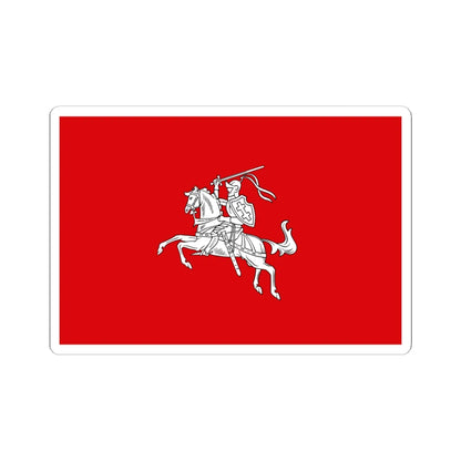 Lietuvos Respublikos Valst. veliava iki 1940 (Lithuania) (Coat of Arms) STICKER Vinyl Kiss-Cut Decal 6 Inch White - The Sticker Space
