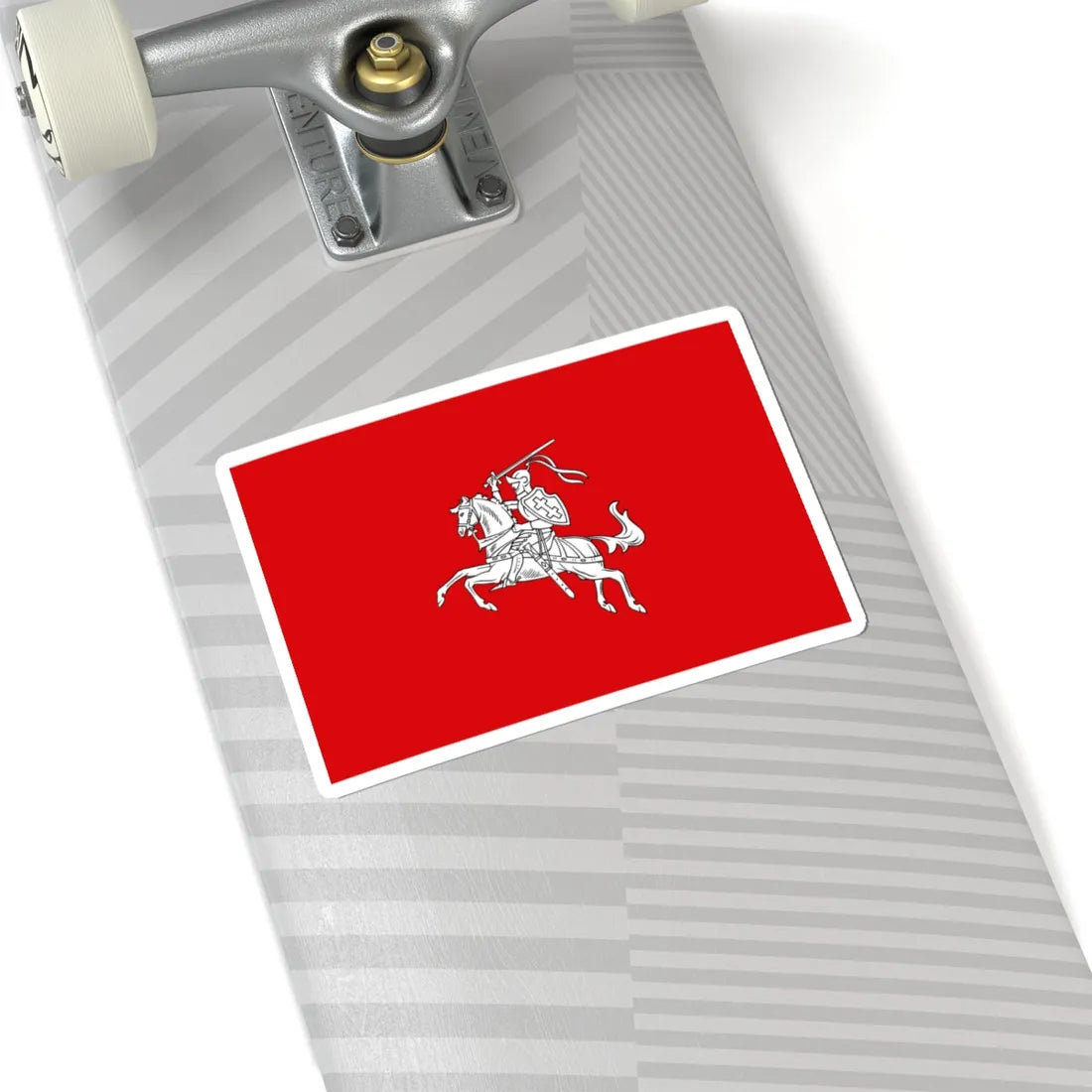 Lietuvos Respublikos Valst. veliava iki 1940 (Lithuania) (Coat of Arms) STICKER Vinyl Kiss-Cut Decal - The Sticker Space