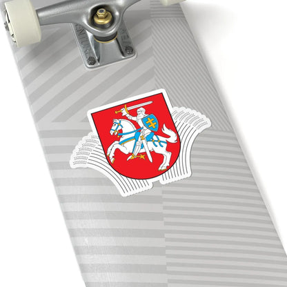 Lietuvos ZUM logo 2 (Belarus) (Coat of Arms) STICKER Vinyl Kiss-Cut Decal - The Sticker Space