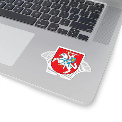 Lietuvos ZUM logo 2 (Belarus) (Coat of Arms) STICKER Vinyl Kiss-Cut Decal - The Sticker Space