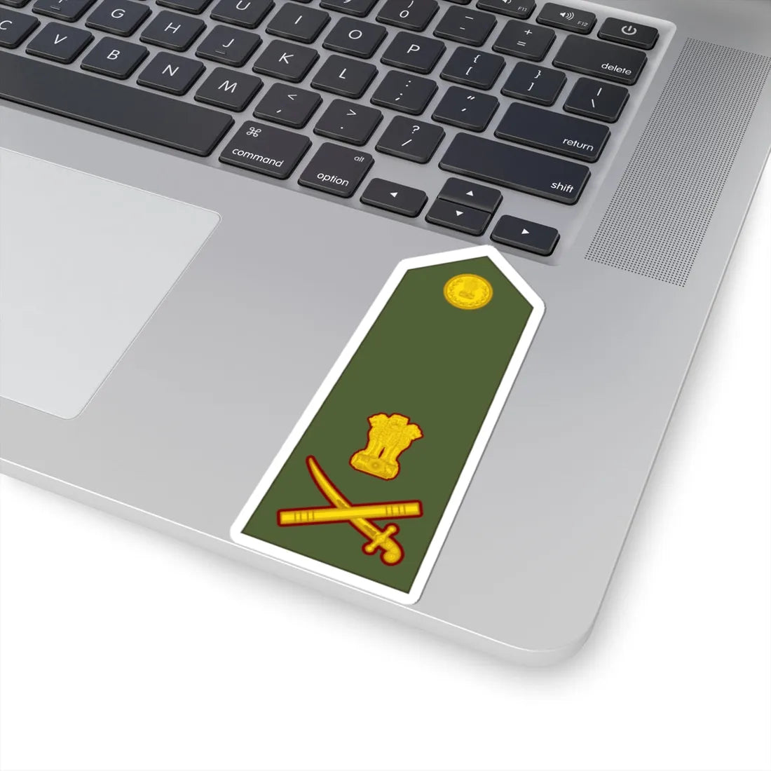 Lieutenant General of the Indian Army (India) (Military Rank) STICKER Vinyl Kiss-Cut Decal - The Sticker Space