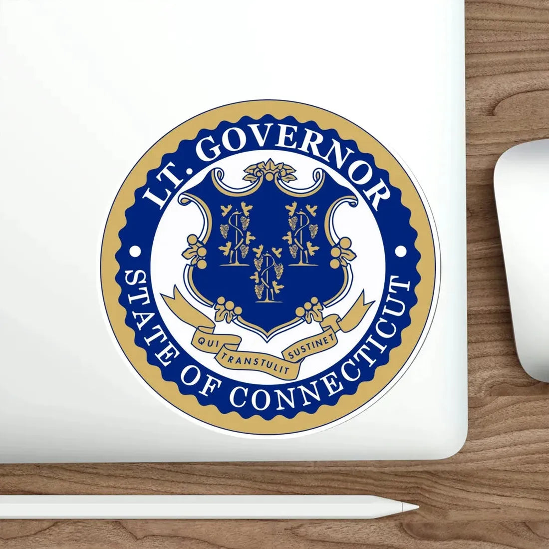 Lieutenant Governor of Connecticut STICKER Vinyl Die-Cut Decal - The Sticker Space