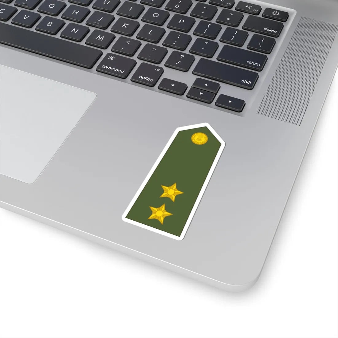 Lieutenant of the Indian Army (India) (Military Rank) STICKER Vinyl Kiss-Cut Decal - The Sticker Space