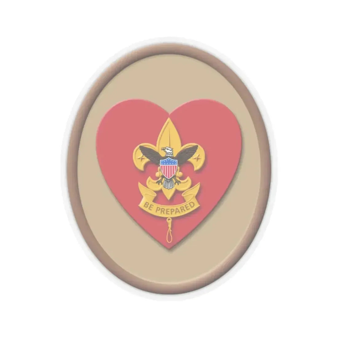 Life (Boy Scout Merit Badge) STICKER Vinyl Kiss-Cut Decal 2 Inch Transparent - The Sticker Space