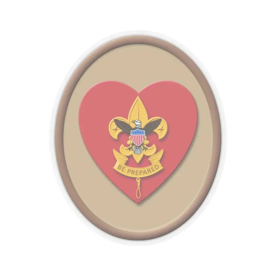 Life (Boy Scout Merit Badge) STICKER Vinyl Kiss-Cut Decal 6 Inch Transparent - The Sticker Space