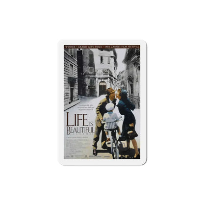 Life is Beautiful 1998 Movie Poster Refrigerator Magnet - The Sticker Space