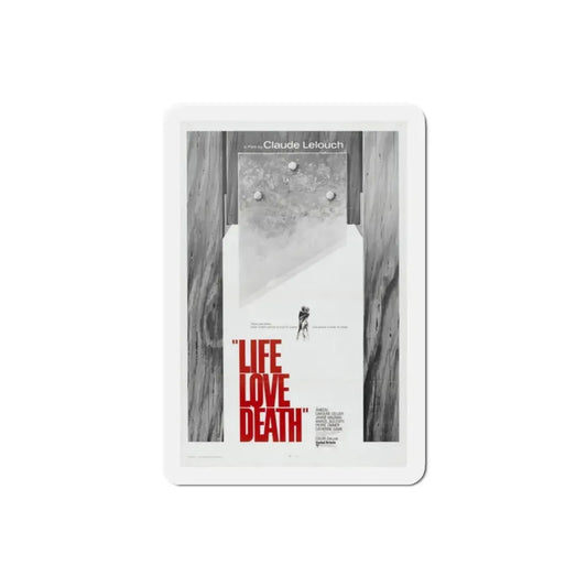 Life Love Death 1969 Movie Poster Refrigerator Magnet 2 Inch - The Sticker Space