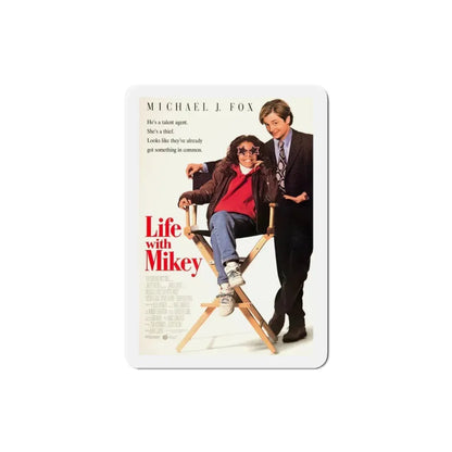 Life With Mikey 1993 Movie Poster Refrigerator Magnet 3 Inch - The Sticker Space