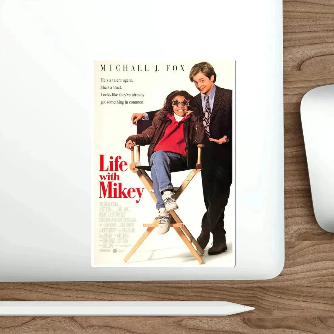Life With Mikey 1993 Movie Poster STICKER Vinyl Die-Cut Decal - The Sticker Space