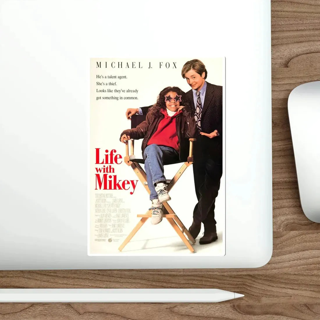 Life With Mikey 1993 Movie Poster STICKER Vinyl Die-Cut Decal - The Sticker Space