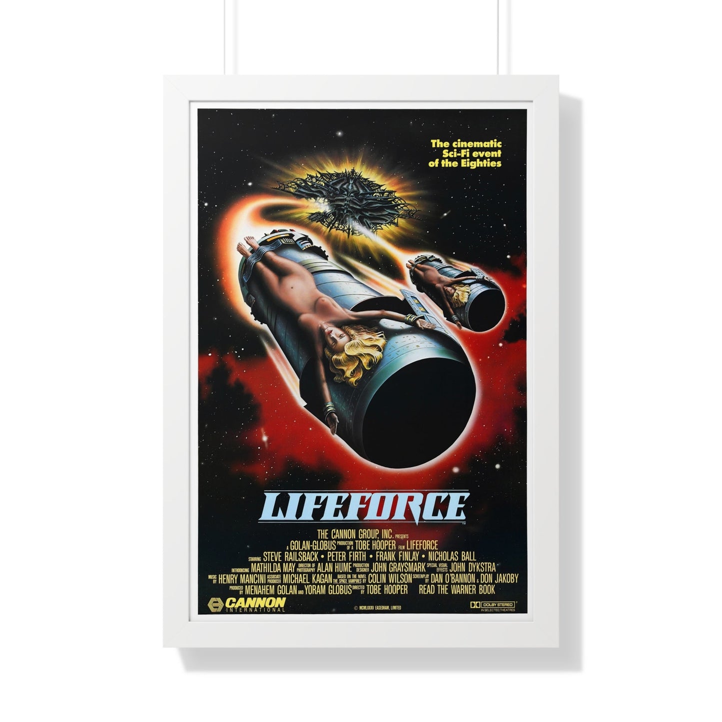 LIFEFORCE 1985 - Framed Movie Poster-20" x 30"-The Sticker Space