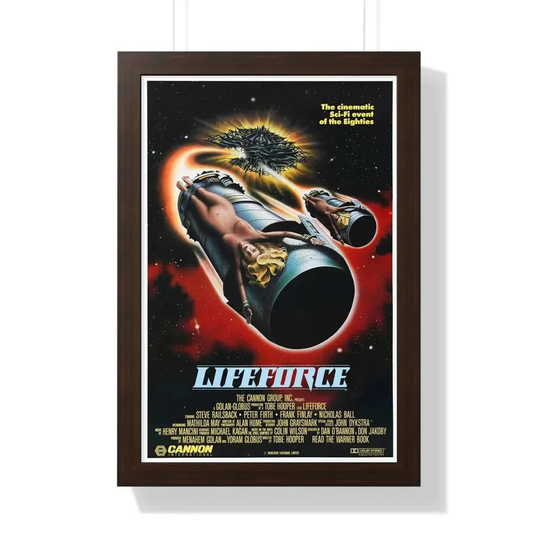 LIFEFORCE 1985 - Framed Movie Poster - The Sticker Space