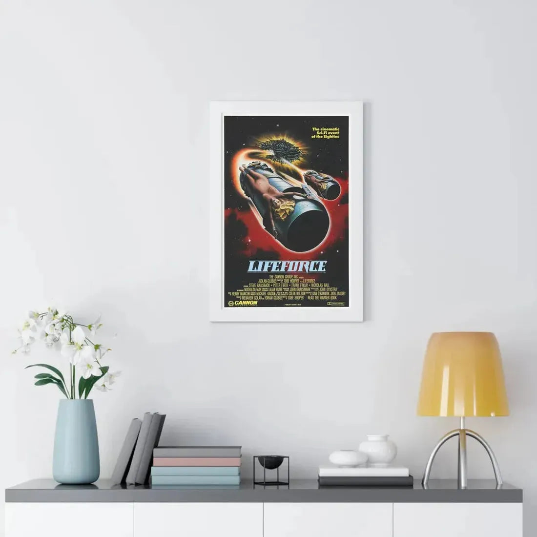 LIFEFORCE 1985 - Framed Movie Poster - The Sticker Space