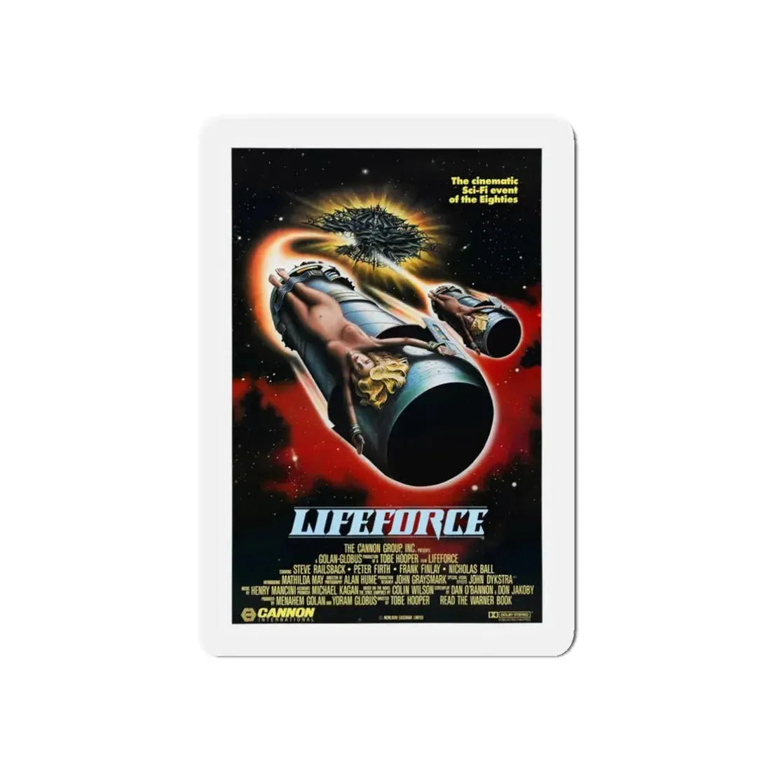 LIFEFORCE 1985 Movie Poster - Refrigerator Magnet - The Sticker Space