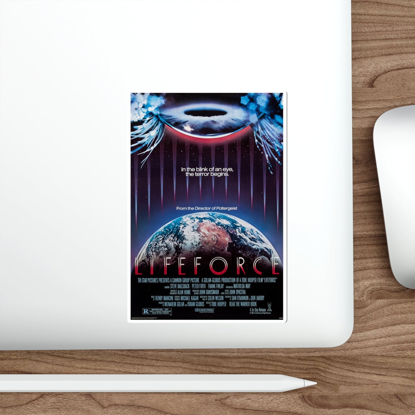 Lifeforce 1985 Movie Poster STICKER Vinyl Die-Cut Decal-The Sticker Space