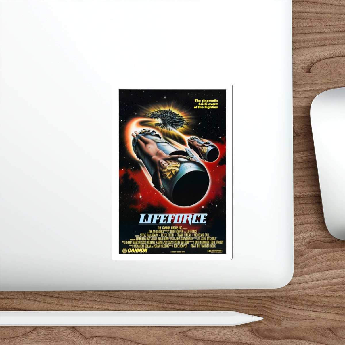 LIFEFORCE 1985 Movie Poster STICKER Vinyl Die-Cut Decal-The Sticker Space