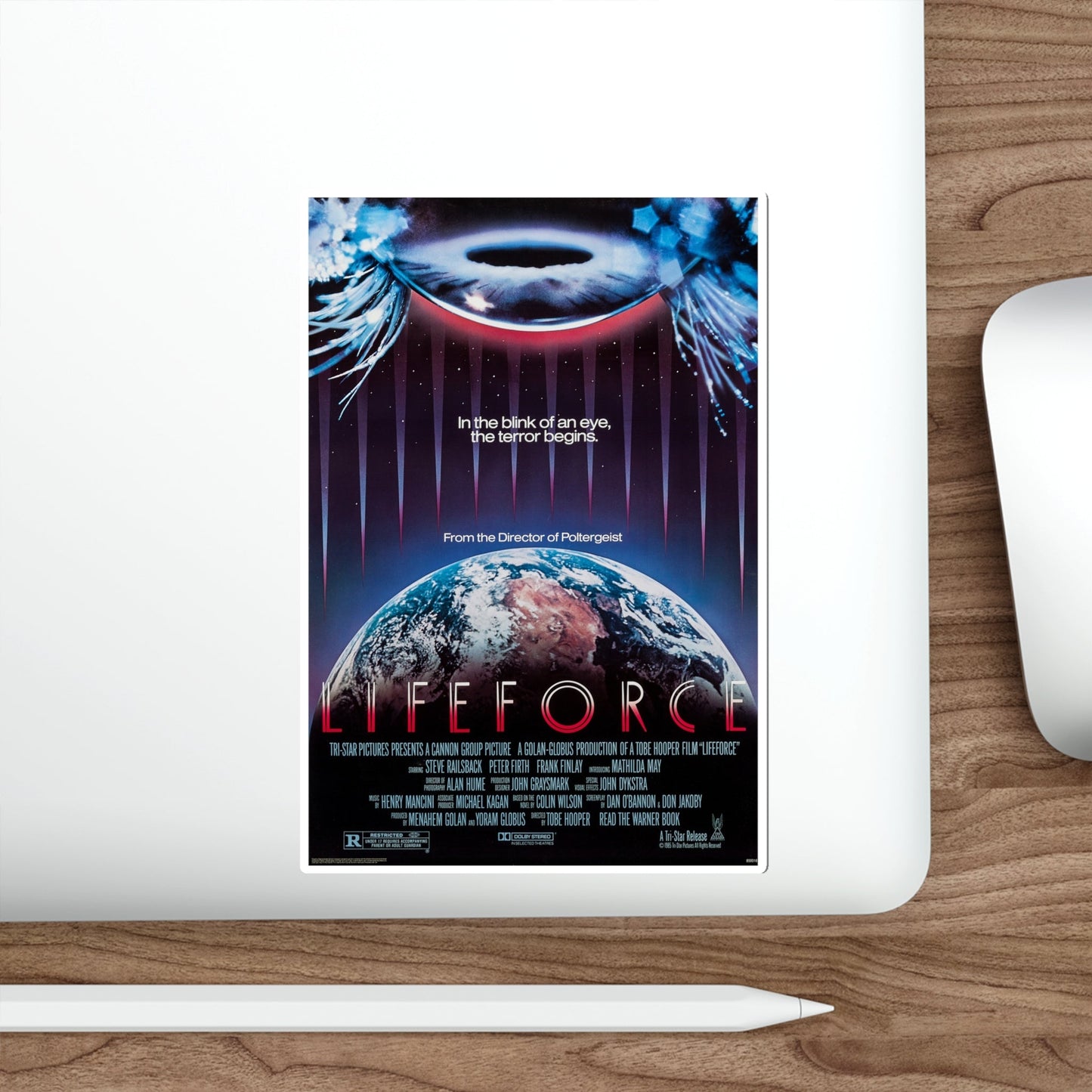 Lifeforce 1985 Movie Poster STICKER Vinyl Die-Cut Decal-The Sticker Space