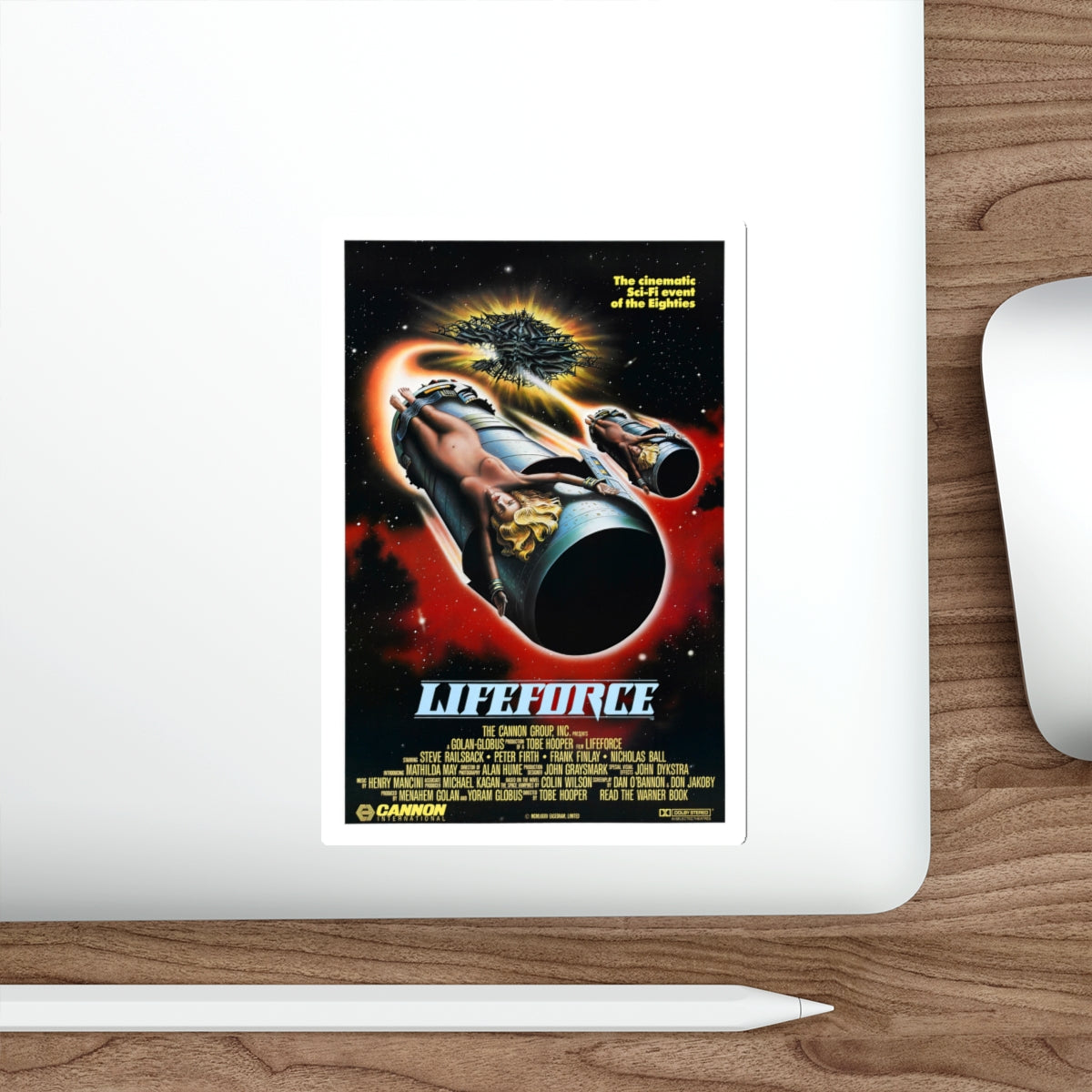 LIFEFORCE 1985 Movie Poster STICKER Vinyl Die-Cut Decal-The Sticker Space