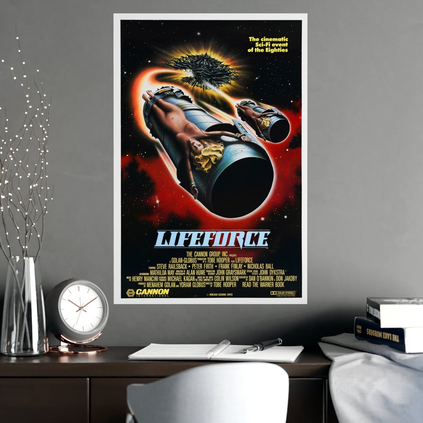 LIFEFORCE 1985 - Paper Movie Poster-The Sticker Space