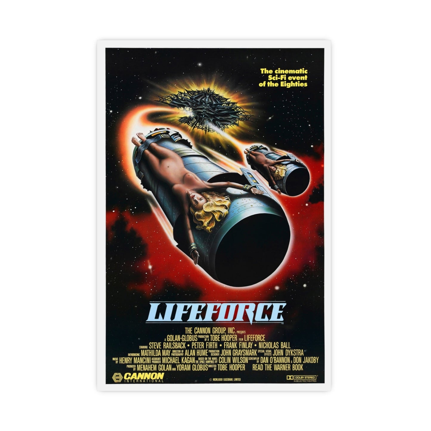 LIFEFORCE 1985 - Paper Movie Poster-16″ x 24″ (Vertical)-The Sticker Space