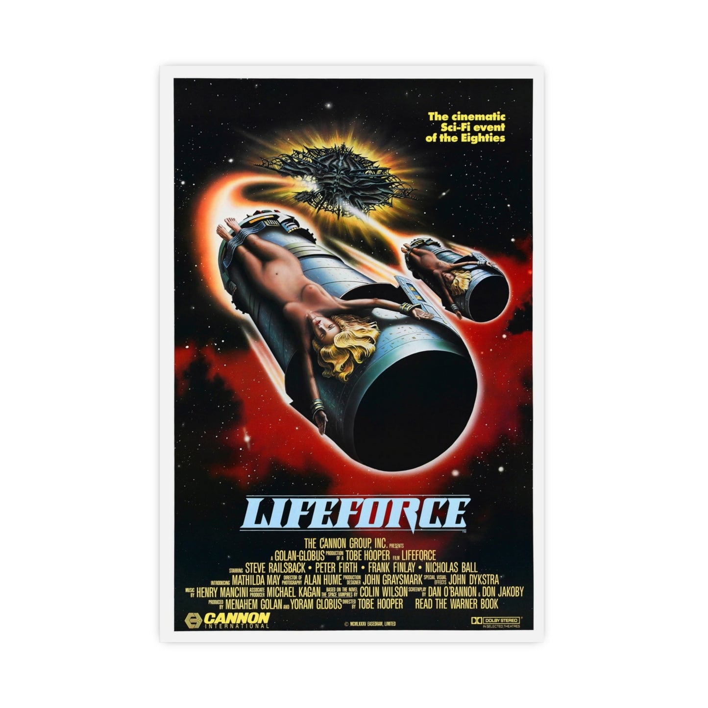 LIFEFORCE 1985 - Paper Movie Poster-20″ x 30″ (Vertical)-The Sticker Space