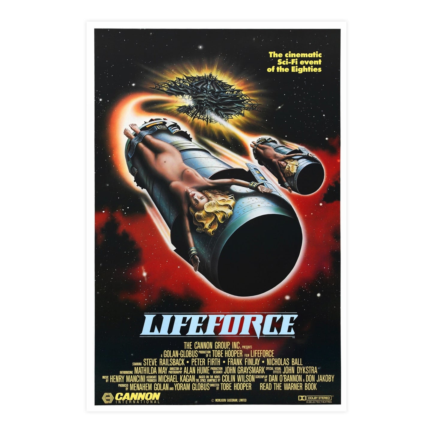 LIFEFORCE 1985 - Paper Movie Poster-24″ x 36″ (Vertical)-The Sticker Space