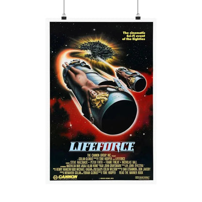 LIFEFORCE 1985 - Paper Movie Poster - The Sticker Space
