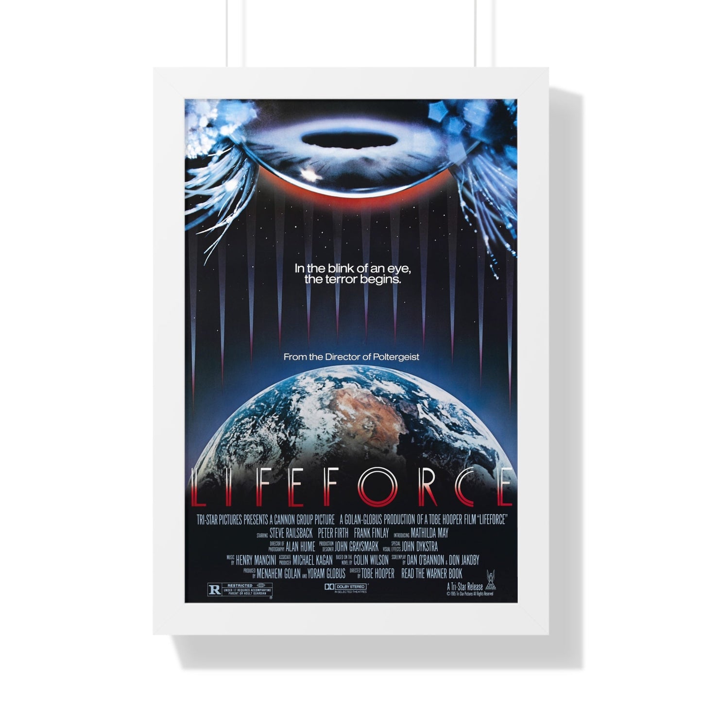 LIFEFORCE (2) 1985 - Framed Movie Poster-16″ x 24″-The Sticker Space