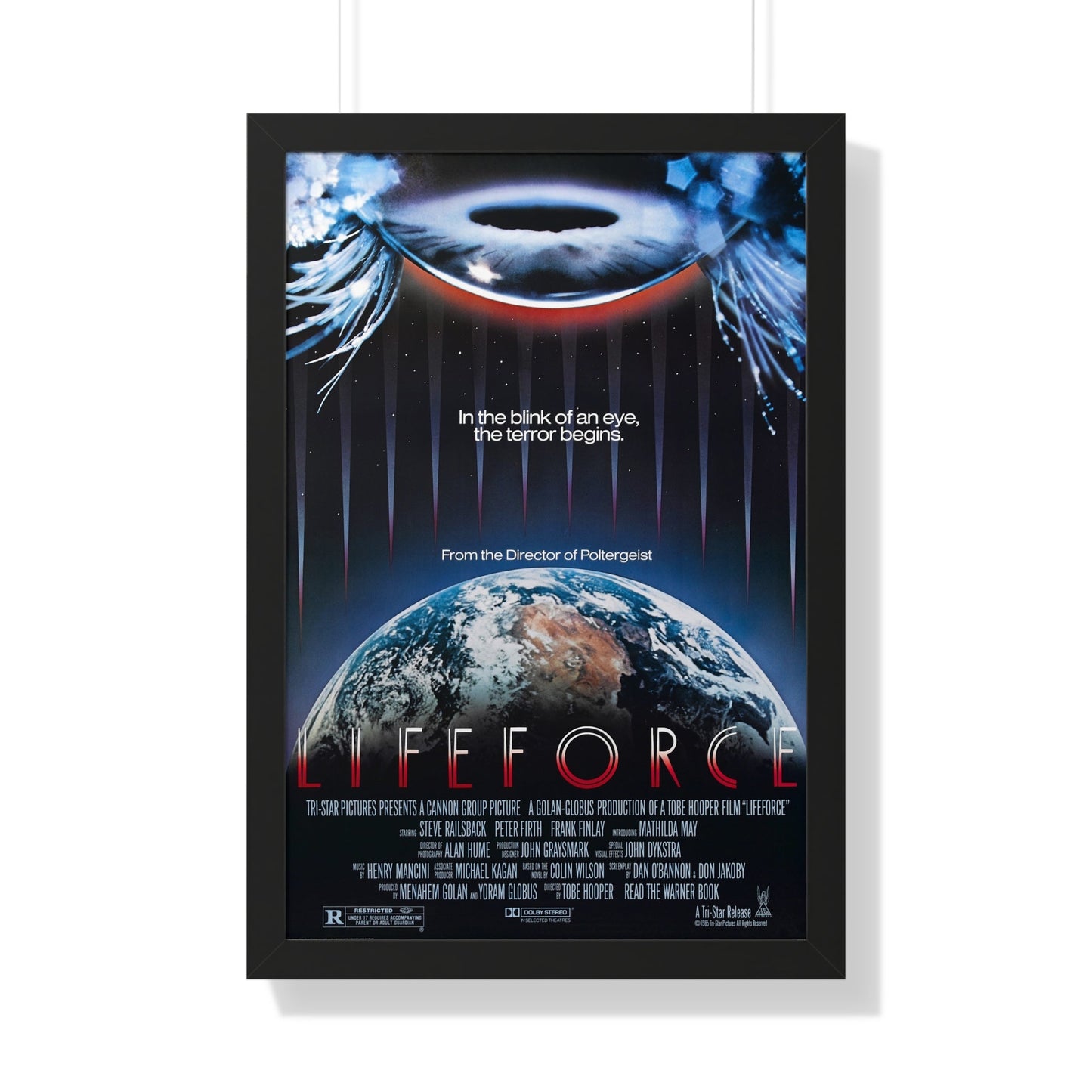 LIFEFORCE (2) 1985 - Framed Movie Poster-20" x 30"-The Sticker Space