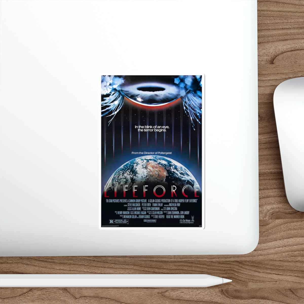 LIFEFORCE (2) 1985 Movie Poster STICKER Vinyl Die-Cut Decal-The Sticker Space