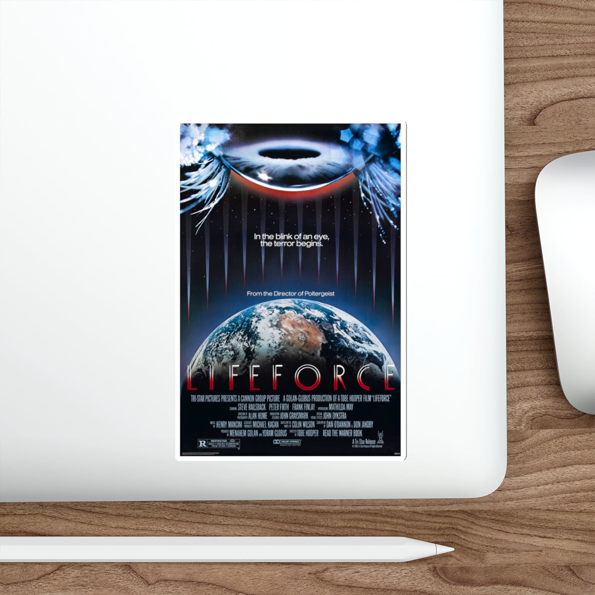 LIFEFORCE (2) 1985 Movie Poster STICKER Vinyl Die-Cut Decal-The Sticker Space