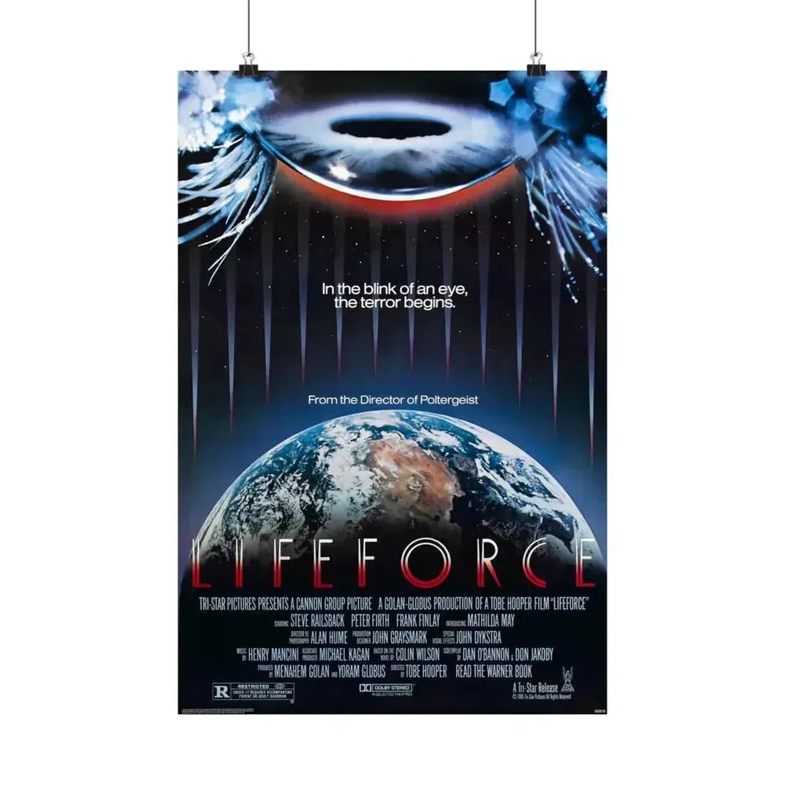 LIFEFORCE (2) 1985 - Paper Movie Poster 16″ x 24″ Matte - The Sticker Space