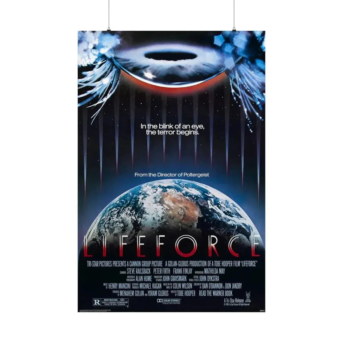 LIFEFORCE (2) 1985 - Paper Movie Poster - The Sticker Space