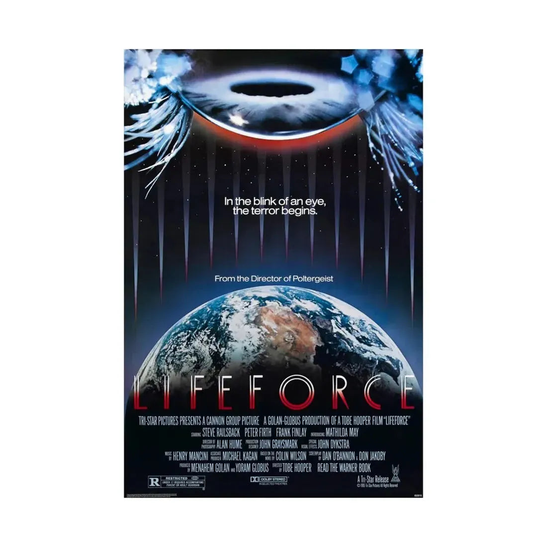 LIFEFORCE (2) 1985 - Paper Movie Poster - The Sticker Space