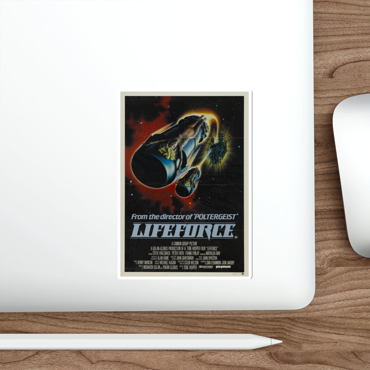 LIFEFORCE (3) 1985 Movie Poster STICKER Vinyl Die-Cut Decal-The Sticker Space