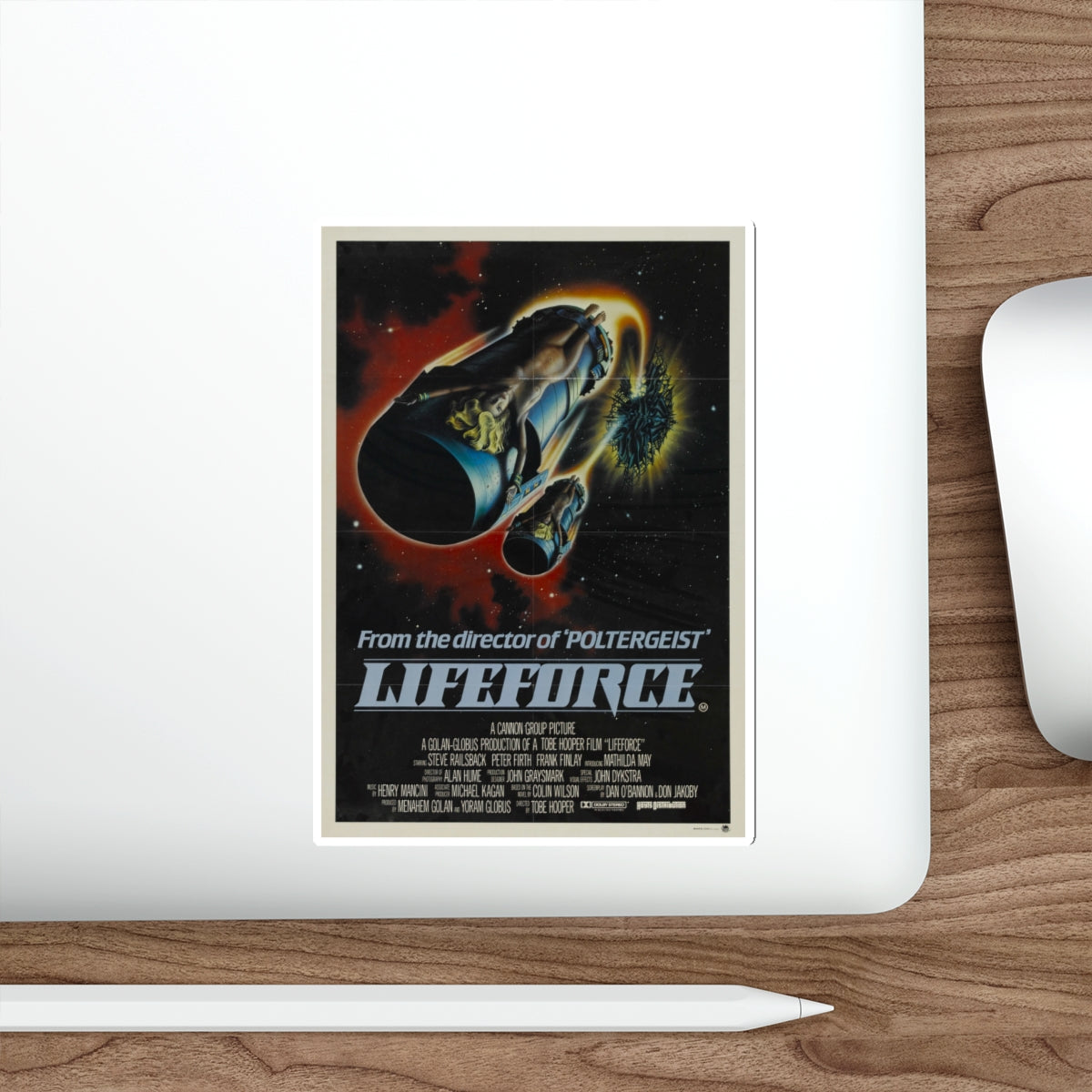 LIFEFORCE (3) 1985 Movie Poster STICKER Vinyl Die-Cut Decal-The Sticker Space