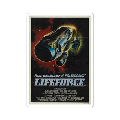 LIFEFORCE (3) 1985 Movie Poster - STICKER Vinyl Kiss-Cut Decal 2 Inch White - The Sticker Space