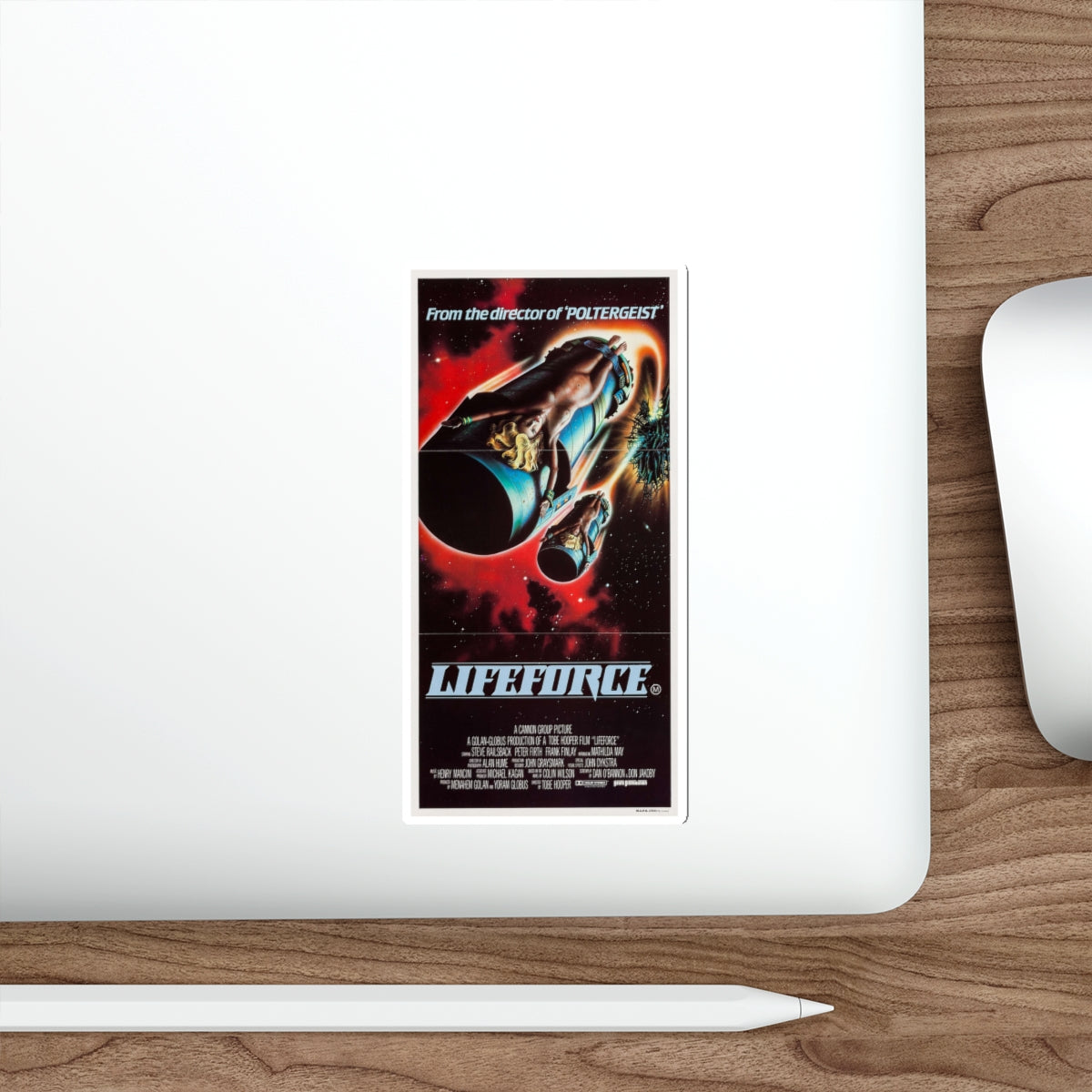 LIFEFORCE (4) 1985 Movie Poster STICKER Vinyl Die-Cut Decal-The Sticker Space