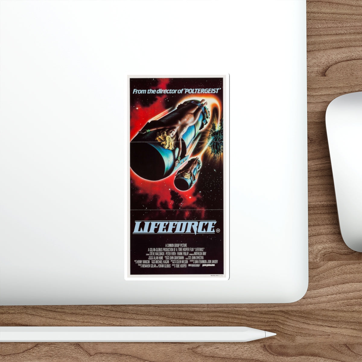 LIFEFORCE (4) 1985 Movie Poster STICKER Vinyl Die-Cut Decal-The Sticker Space