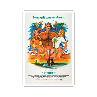 Lifeguard 1976 Movie Poster STICKER Vinyl Die-Cut Decal 6 Inch - The Sticker Space