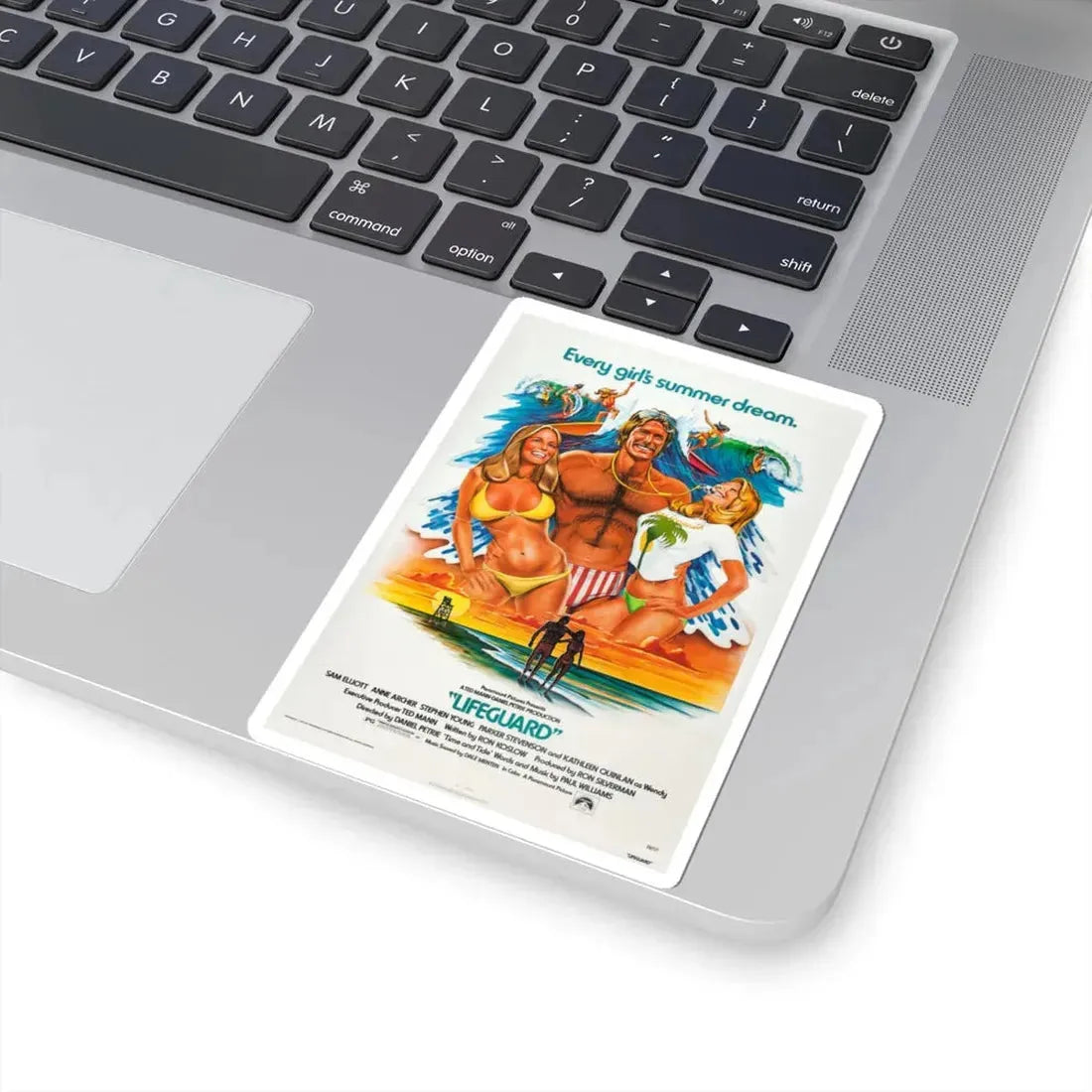 Lifeguard 1976 Movie Poster - STICKER Vinyl Kiss-Cut Decal - The Sticker Space