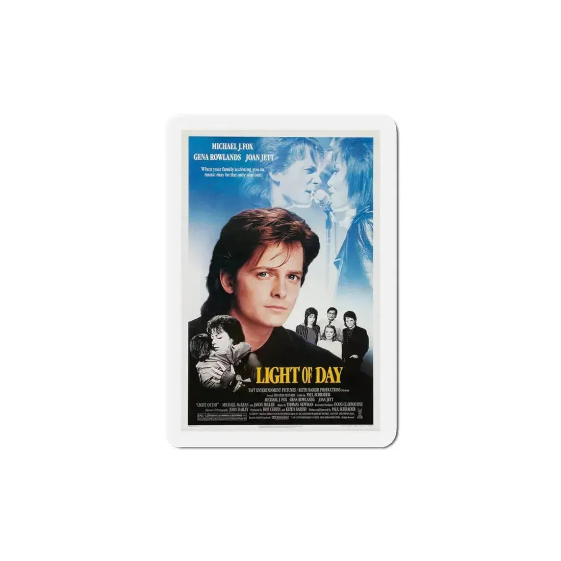 Light of Day 1987 Movie Poster Refrigerator Magnet 5 Inch - The Sticker Space